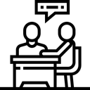 consultation flat icon