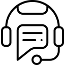 call center outline icon