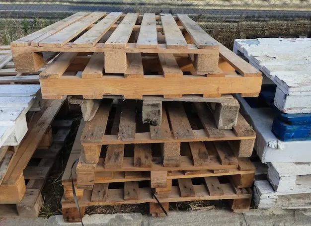 used wooden pallets